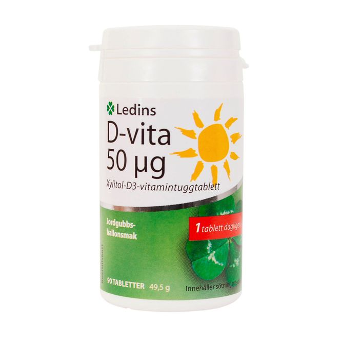 Huvudbild D-vita 50 µg - 90 tab