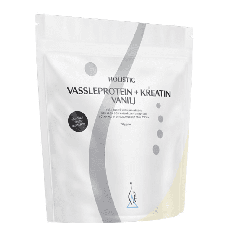 Vassleprotein + kreatin vanilj - 750g
